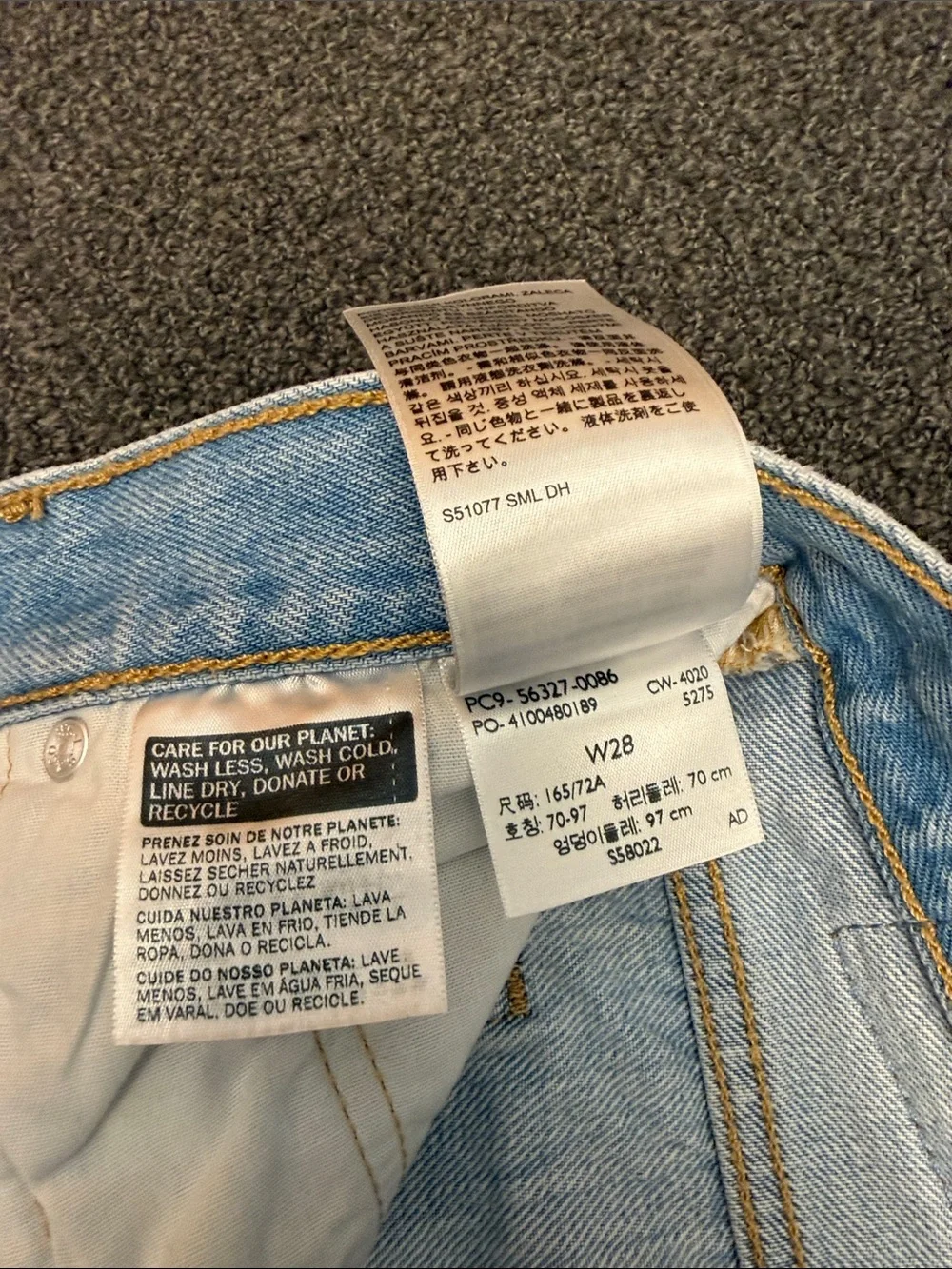 Levi’s 501 Original Shorts in Luxor Heat